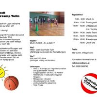 Basketballcamp für Kinder & Jugendliche von 7-15 Jahre Anfang August in der Rosenstadt!